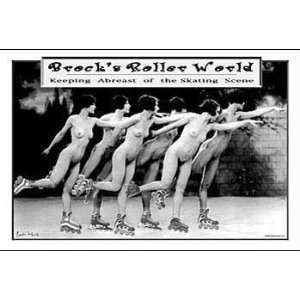  Brocks Roller World by Wilbur Pierce. Size 18.50 X 27.50 