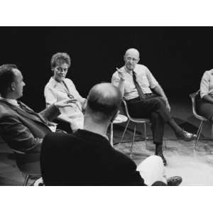  Psychiatrist Carl Rogers Leading a Panel Discussing Mental 