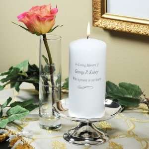  Cathys Concepts 3 Piece Personalized Memorial Unity Candle 