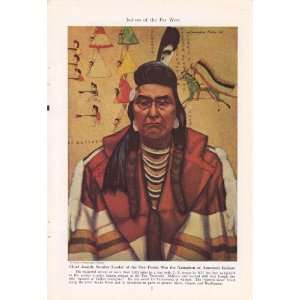 1948 Chief Joseph leader of the Nez Perce Indians   W. Langdon Kihn 