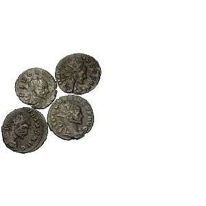 Lot of 4 Antoniniani of Claudius II Gothicus, Sep 268 