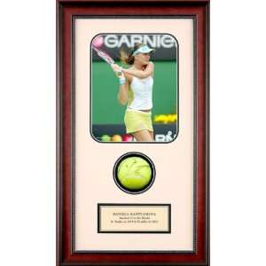 Daniela Hantuchova Autographed Tennis Ball Shadowbox