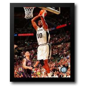 David Robinson Game 2 of the 2003 NBA Finals Action 12x14 Framed Art 