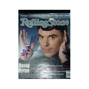  Signed Byrne, David Rolling Stone Magazine 4/21/1988 