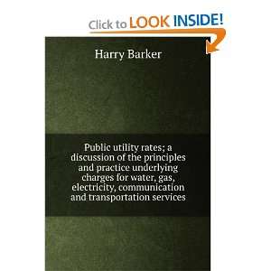   , communication and transportation services Harry Barker Books