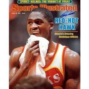 Dominique Wilkins Red Hot Hawk Sports Illustrated Cover 16x20