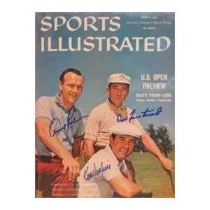  Arnold Palmer, Ken Venturi & Dow Finsterwald autographed 