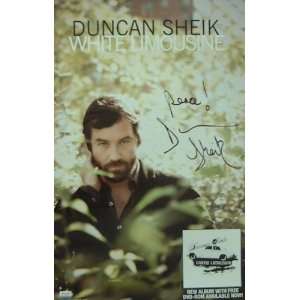 Duncan Sheik   White Limousine   Signed Poster   11 x 17