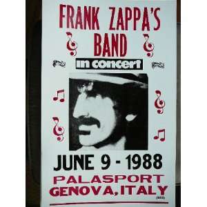 Frank Zappas Band in Concert Poster