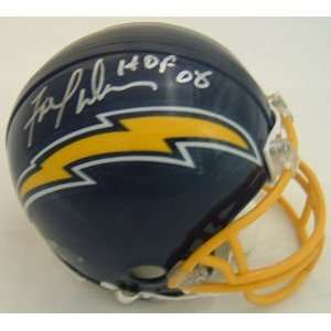 Fred Dean San Deigo Chargers Signed Mini Helmet Hof