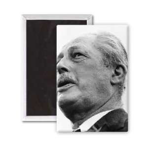 Harold MacMillan   3x2 inch Fridge Magnet   large magnetic button 