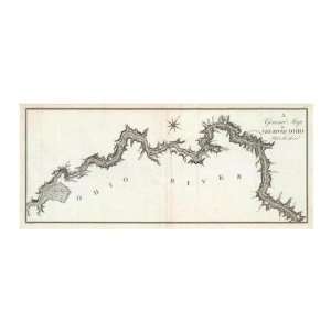  George Henri Victor Collot   A General Map Of The River 