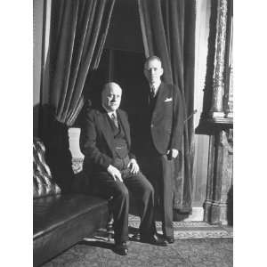  Senators Eugene D. Millikin and Irving M. Ives at a 