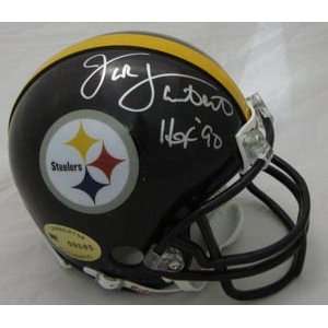 Jack Lambert Signed Pittsburgh Steelers Mini Helmet