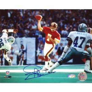 Joe Theismann Washington Redskins   Passing vs. Dallas   Autographed 