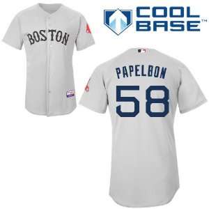 Jonathan Papelbon Boston Red Sox Authentic Road Cool Base Jersey By 