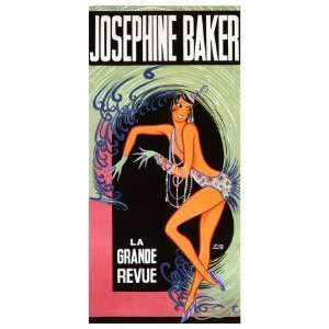 Josephine Baker Giclee Poster Print by Zig (Louis Gaudin) , 18x36