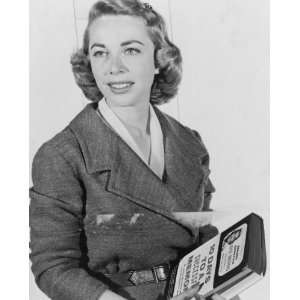  1956 photo Dr. Joyce Brothers , holding book she wrote 