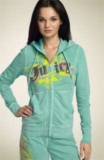 Juicy Couture Sparrow Logo Print French Terry Hoody  