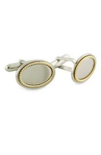 David Donahue Gold & Sterling Silver Cuff Links  