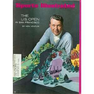  Ken Venturi Autographed Sports Illustrated June 13, 1966 