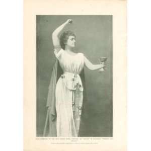  1899 Print Lilli Lehmann Opera Prima Donna Everything 