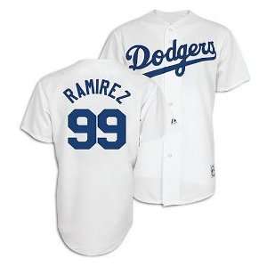 Manny Ramirez Dodgers Adult Home Replica Jersey (Large)