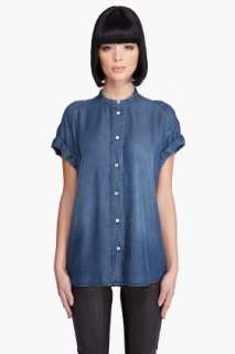 Acne Scallop Denim Shirt for women  