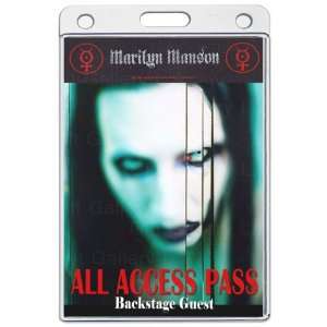 Marilyn Manson All Access Laminated Pass