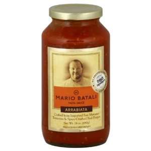 Mario Batali, Sauce Pasta Arrabbiata, 24 OZ (Pack of 6)