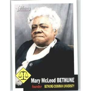  Topps American Heritage Heroes Trading Card #27 Mary McLeod Bethune 