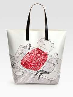 Marni   Tri Figure Shopping Tote