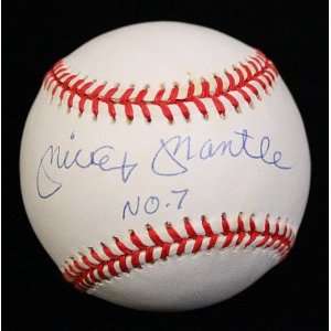 Mickey Mantle Signed Baseball   Oal Psa dna