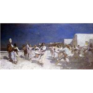  La Tarantella by Otto Ludwig Sinding 16.00X8.00. Art 