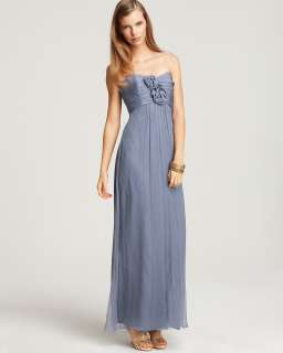 Amsale Strapless Rosette Gown   Dresses   Apparel   Womens 