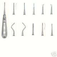 15 Dental Elevators Extraction Surgical Instruments NEW  