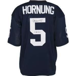 Paul Hornung Autographed Jersey  Details Navy Custom Throwback, 56 