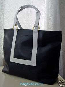 Estee Lauder Contrasting Tone Black and White Tote Bag  