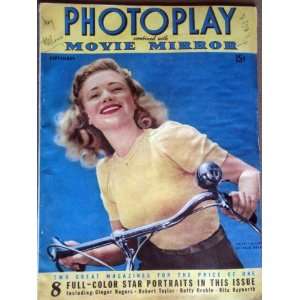 PHOTOPLAY/MOVIE MIRROR Magazine, September 1942, with PRISCILLA LANE 