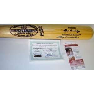 Ray Dandridge Autographed Baseball Bat   L Slugger GD & JSA 