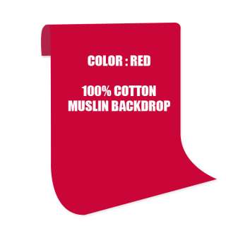 10x20 ft Photo Red Muslin Backdrop Photographic 847263074795  