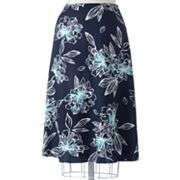 Croft and Barrow Floral A Line Skirt   Petite