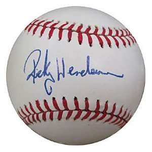 Rickey Henderson Autographed / Signed Baseball (JSA)