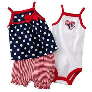 Carters® 3 pc. Babys First 4th Dress Set