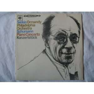   72260 RUDOLF SERKIN Schumann Paino Concerto LP Rudolf Serkin Music