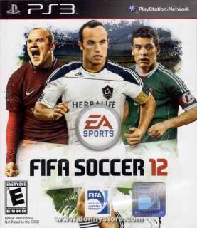 FIFA SOCCER 12 2012 PS3 GAME BRAND NEW REGION FREE US VERSION  