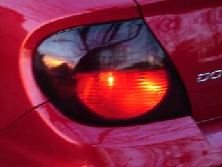 Dodge Neon Smoked Taillight Overlays SRT 4 Tint Film  