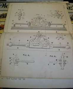 FIREPLACE FENDER CURB PATENT. EAVES. 1894  