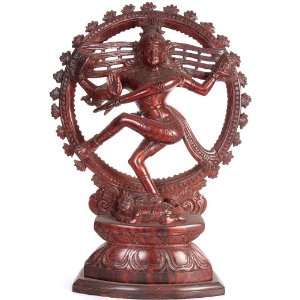  Om Namah Shivaya   Rose Wood Sculpture from Kerala