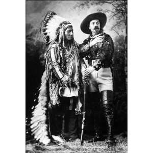 Sitting Bull and Buffalo Bill Cody, c1895   24x36 Poster